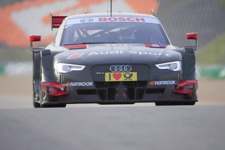 Last DTM test for Audi before world premiere