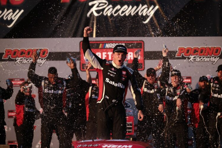 NASCAR News: Corey Heim earns his fifth Truck win at Pocono