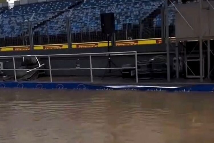 Formula 1 News: Flooding hits Hungarian GP pitlane