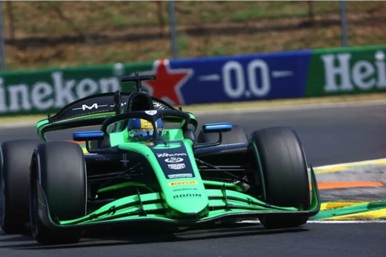 F2 News: Maloney sets the pace for Rodin in Budapest practice
