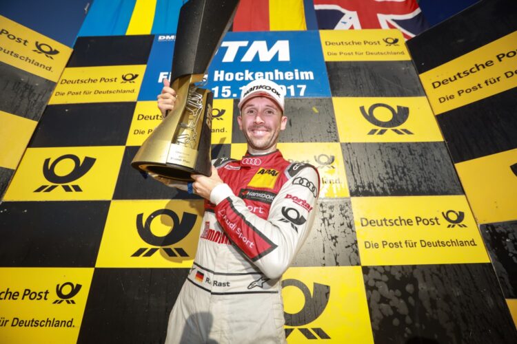 Rookie Rast storms to DTM title