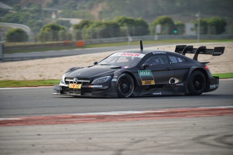 Last test session before homologation of the new Mercedes-AMG C 63 DTM