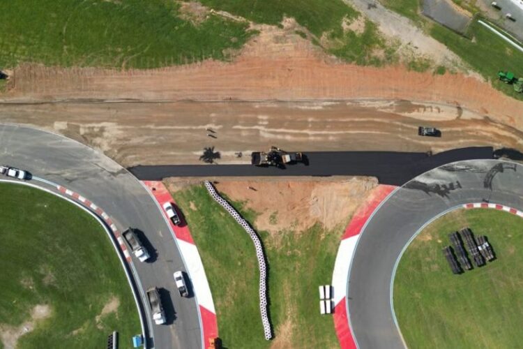 Track News: Paving begins on reconfigured Charlotte Roval