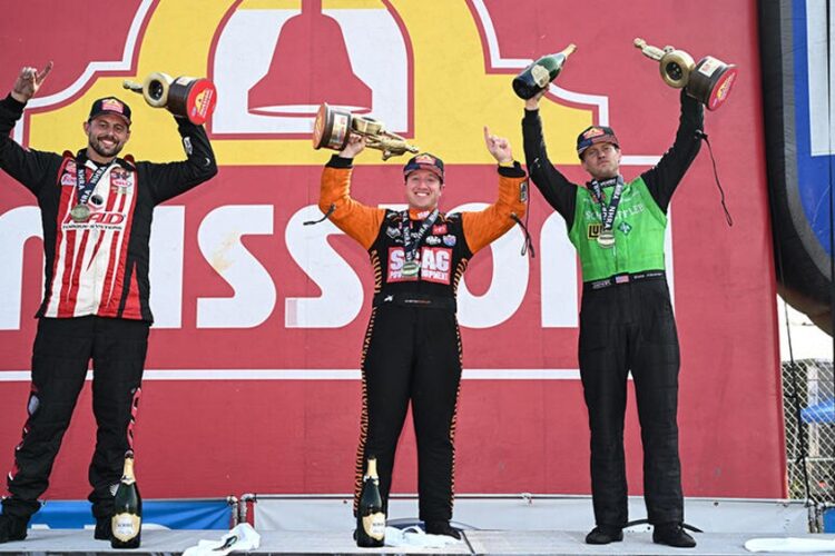 NHRA News: Ashley, Alexander, and Glenn win Lucas Oil Nationals