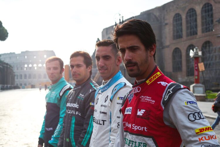 Formula E champions joined by home hero to launch Rome E-Prix