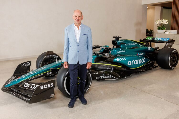 Formula 1 News: Newey begins work for Aston Martin March 1st