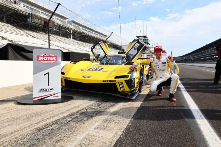 IMSA News: Bourdais Puts No. 01 Cadillac On Pole at Indy