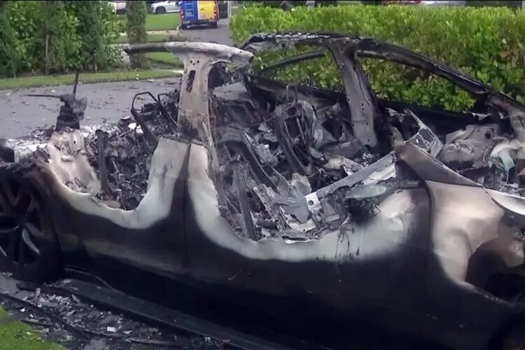 Automotive: Electric Vehicles exploding in Helene flooding