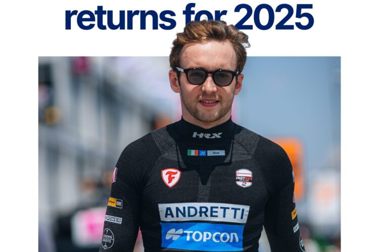 Indy NXT: James Roe returns to Andretti Global for 2025 season