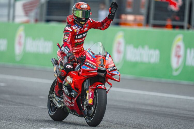 MotoGP News: Bagnaia takes crucial wet Thailand feature race win