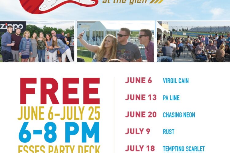 Watkins Glen and Genesee Brewing Company host free, 6-date summer concert series