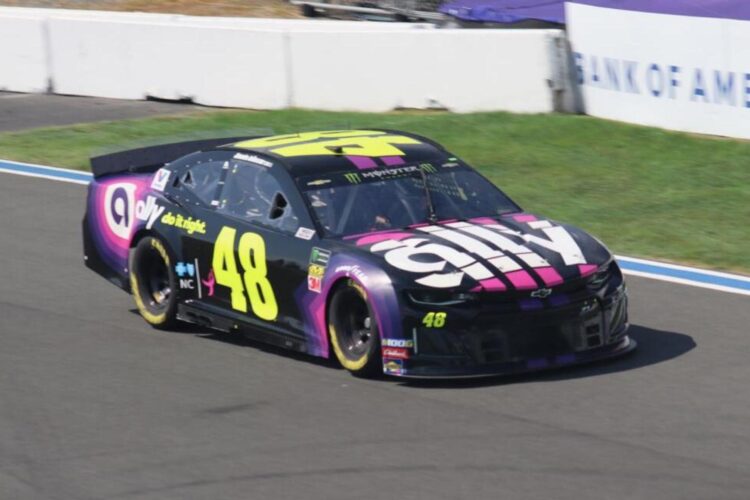 Jimmie Johnson leads Cup Series practice at Charlotte