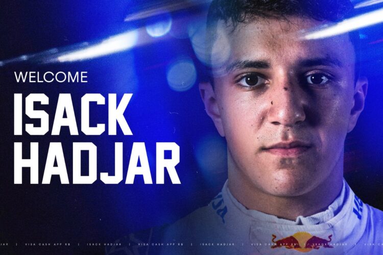 F1 News: Visa Cash App Racing Bulls announce Isack Hadjar