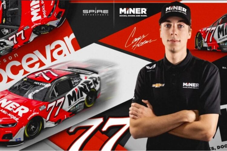 NASCAR News: MINER to sponsor Spire Motorsports #77 in 2025