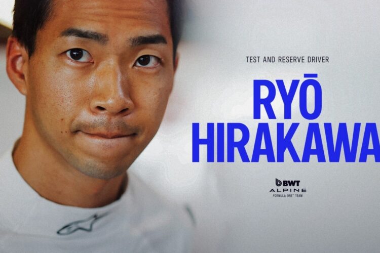 F1 News: Ryo Hirakawa signs to be Alpine Test & Reserve Driver