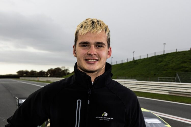 Jamie Day graduates from Aston Martin Racing Driver Academy