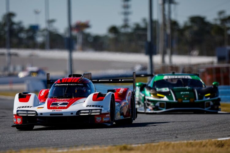 IMSA Rolex 24 Hour 3: #7 Porsche leads BMW after caution