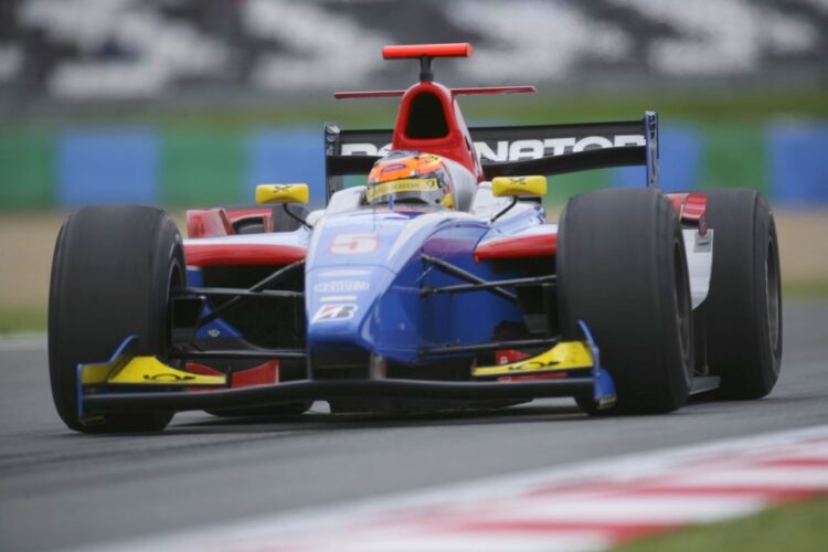 Glock wins GP2 pole at Magny Cours