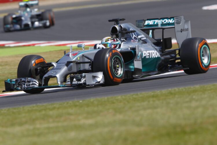 Hamilton-Rosberg 1-2 in 2nd British GP practice