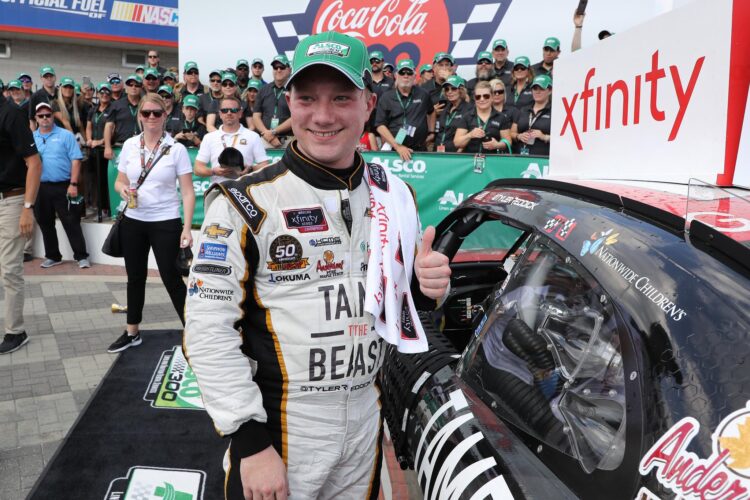 Tyler Reddick Beats The Heat To Win At Charlotte