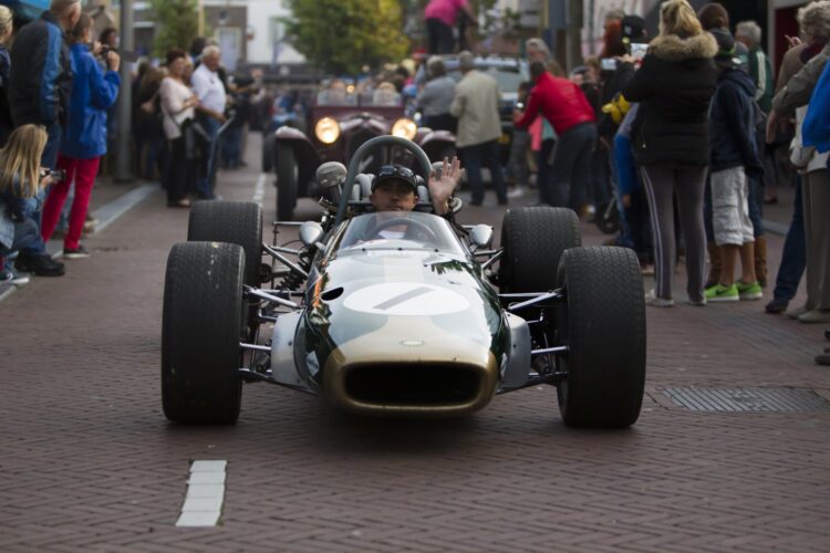 Huge Historic Grand Prix Zandvoort Crowd Celebrate Sir Jack