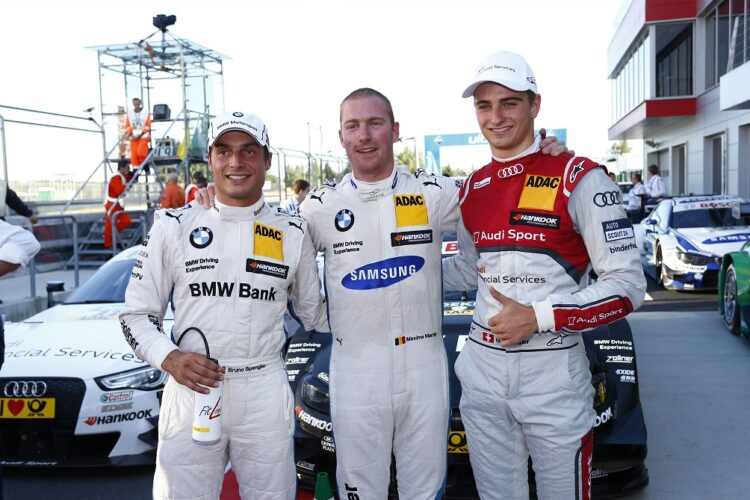 Maiden DTM pole position for Maxime Martin