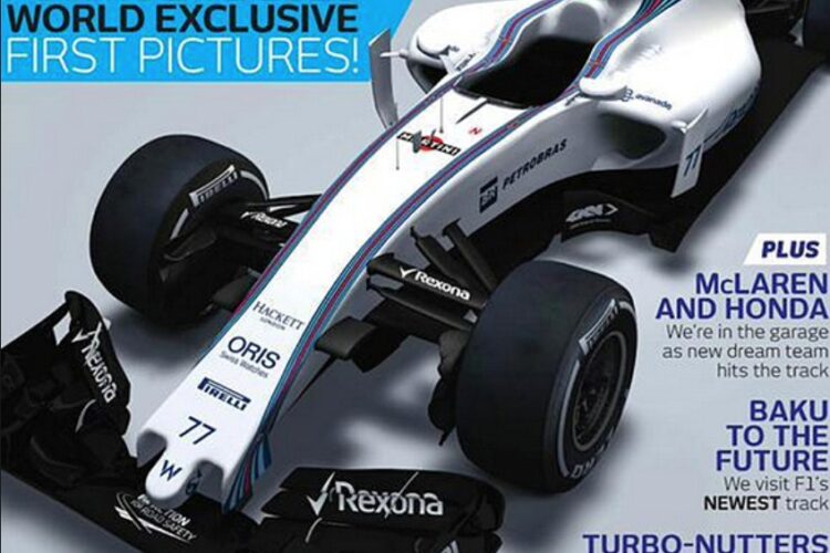 First image of 2015 Williams revealed