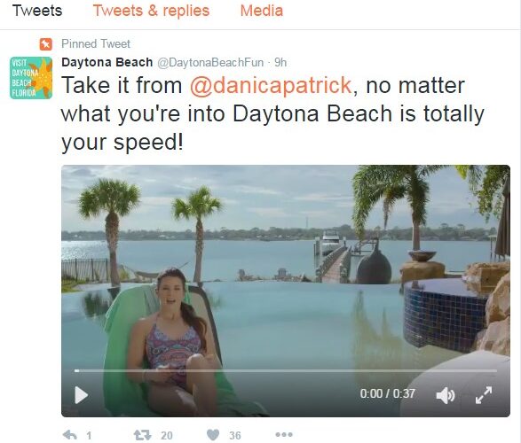 Daytona Beach Tourism Campaign Featuring Danica Patrick Set To Debut