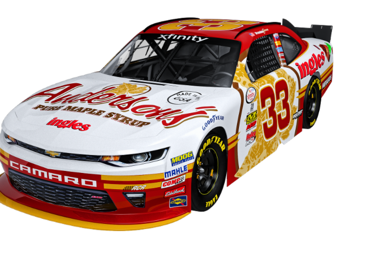 Anderson’s Maple Syrup Partners with Richard Childress Racing in 2017