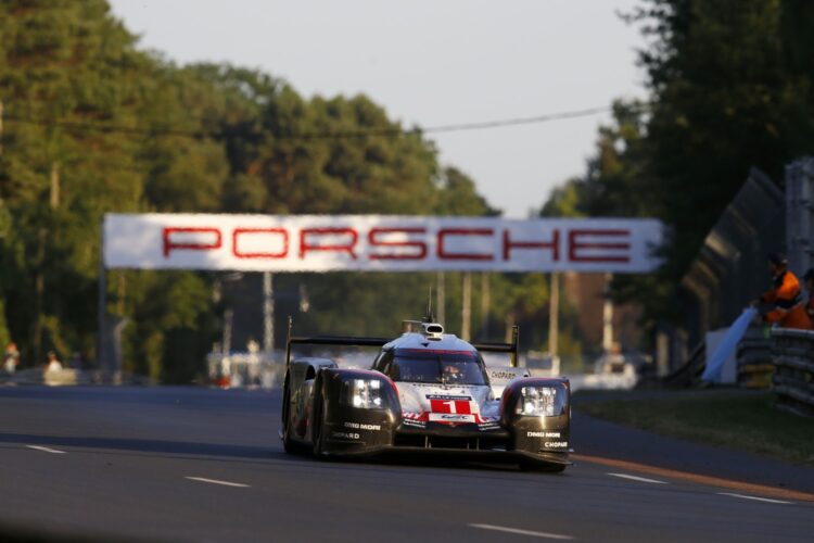 LeMans 24 Hour 21: #1 Porsche fails, LMP2 car now leads LeMans