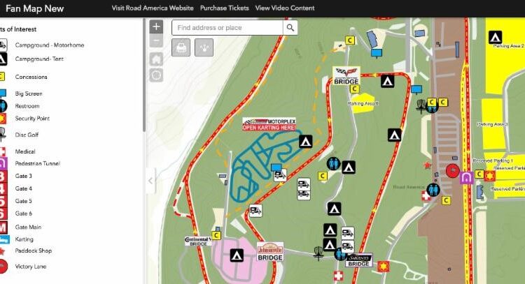 Road America Launches New Interactive Maps