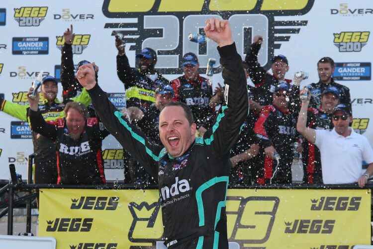 Johnny Sauter Wins Third-Straight Dover Truck Race