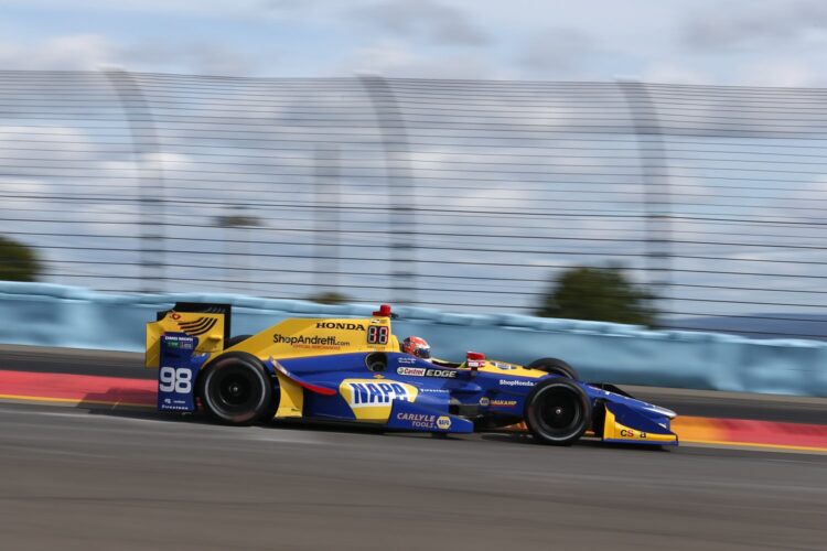 Rossi talks about his progress this season with Andretti Autosport