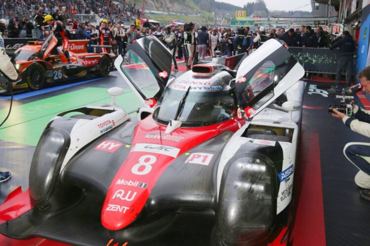 1-2 finish for Toyota at Spa