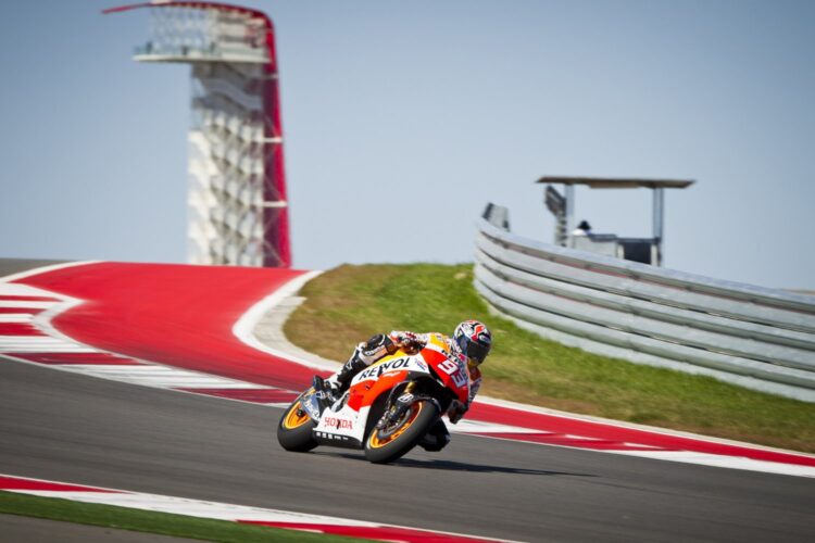 Repsol Honda duo dominate day one in Austin