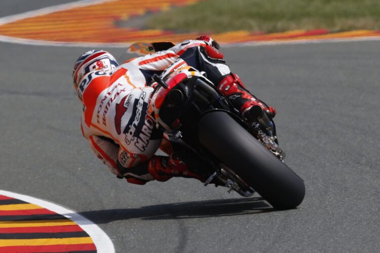 Marquez wins in Germany to take overall lead