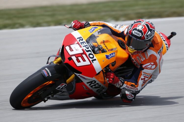 Repsol Honda duo top time sheets on day one at Red Bull Indianapolis GP