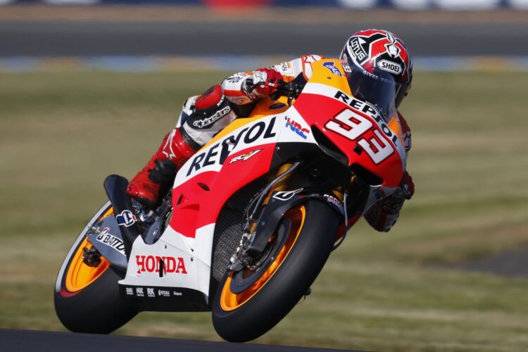 Marquez scorches to second pole position