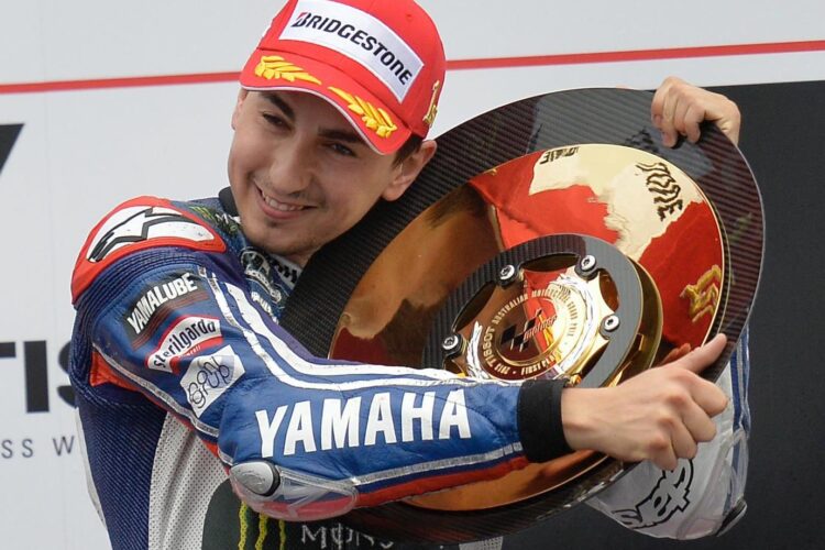 Lorenzo wins tire-marred MotoGP thriller