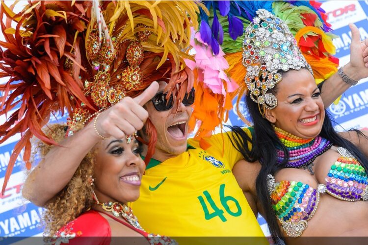 Valentino Rossi visits Brazil