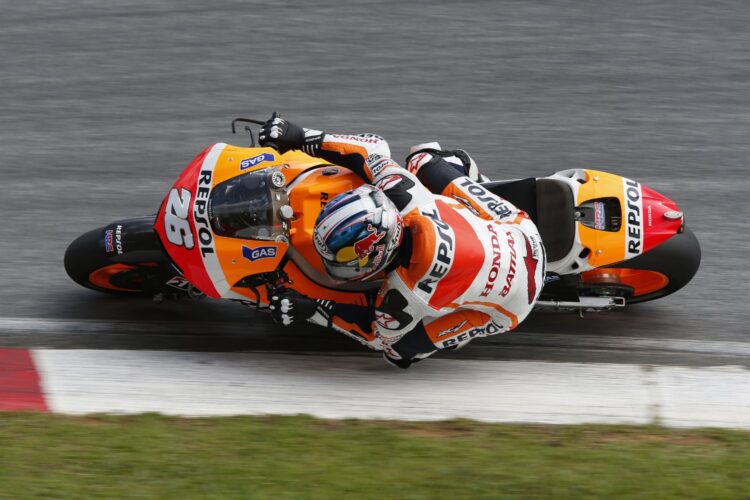 Pedrosa remains on top as first test comes to an end