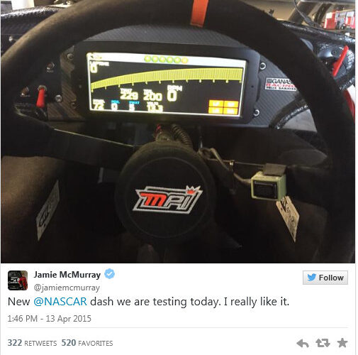 Jamie McMurray provides sneak peek at future NASCAR technology in cars