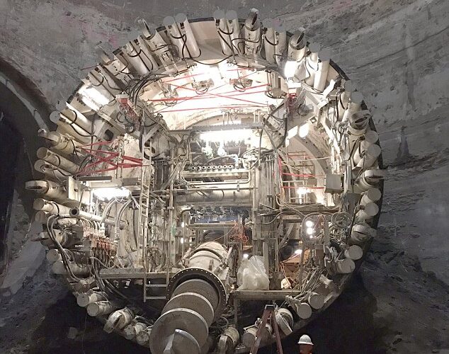 Elon Musk tweets photo of his giant tunnel boring machine