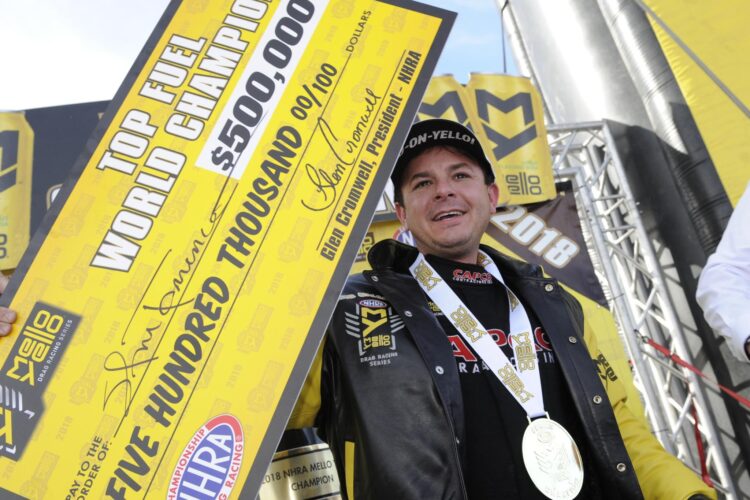 Torrence Wins NHRA Top Fuel World Championship