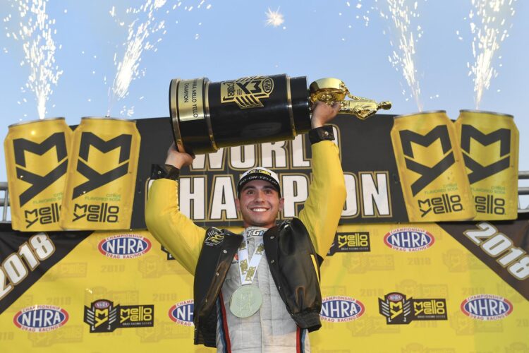 Tanner Gray Clinches NHRA Pro Stock Title in Pomona