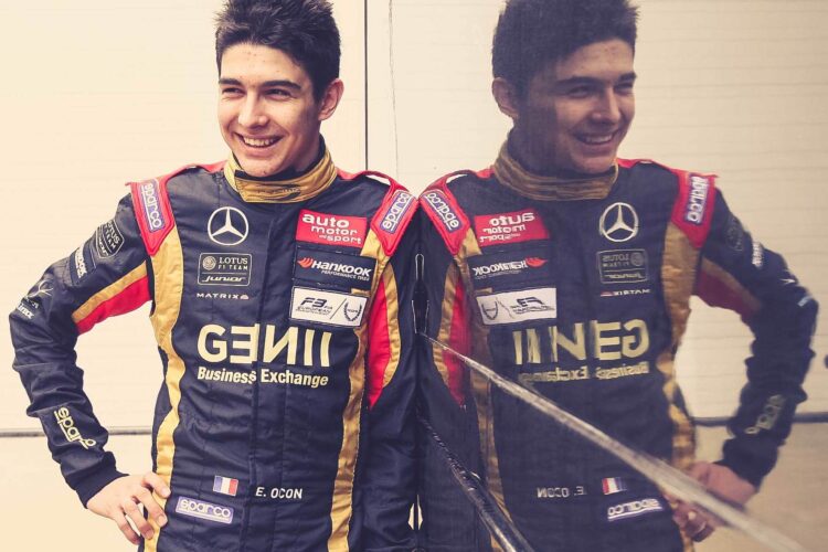 Ocon completes successful test for Lotus F1 Team