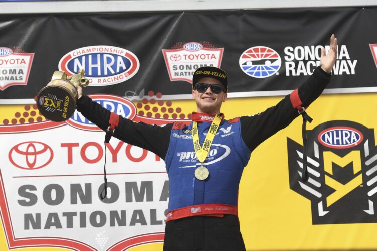 Blake Alexander Scores Second Career NHRA Win