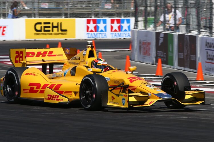 Hunter-Reay wins Long Beach Pole