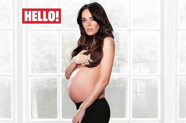 Tamara Ecclestone poses topless