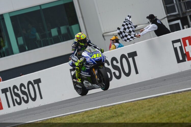 Rossi takes 82nd MotoGP victory in incident packed race